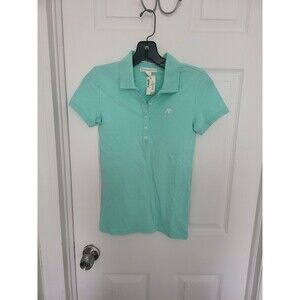 Aeropostale Turquoise Polo Size Small